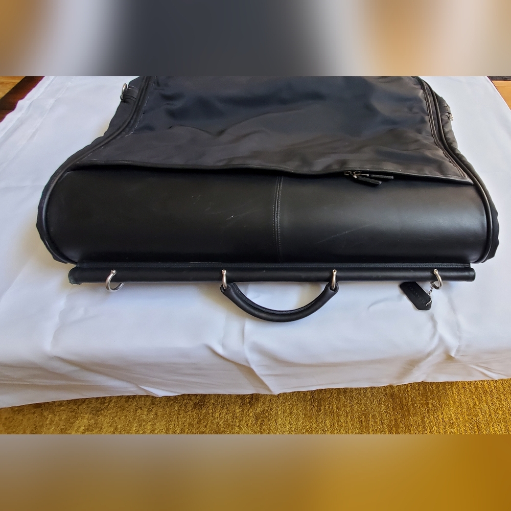 Vintage Coach Leather Canvas Garment Bag - Picture 5 of 9
